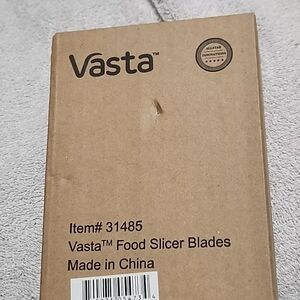 Vasta 2 In 1 Veggie & Fruit Food Slicer Replacement Blades Model #31485 New!